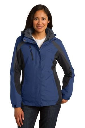 Ladies Colorblock 3-in-1 Jacket. L321